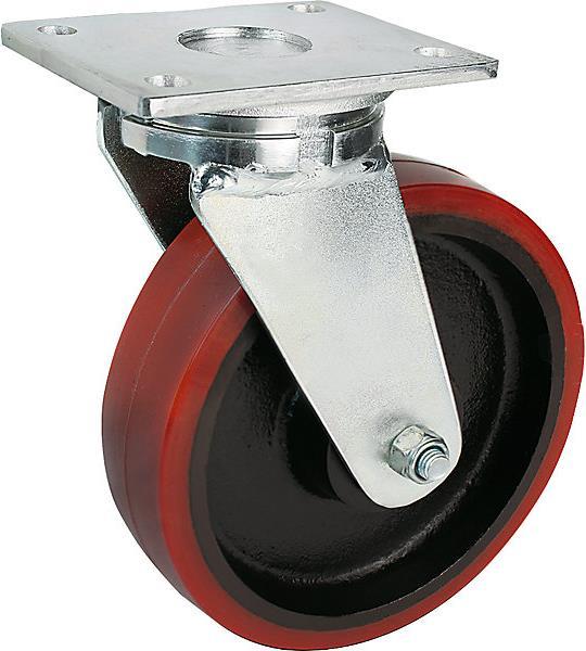 Actual product image Proroll Polyurethane tires, plate size 175 x 140 mm