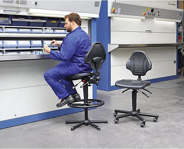 Actual product image kaiserkraft Heavy duty industrial swivel chair