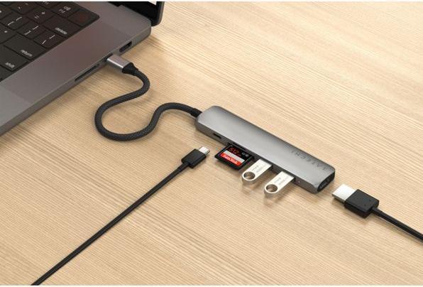 Immagine prodotto Satechi ST-P6SM (USB-C, 6 Porti)