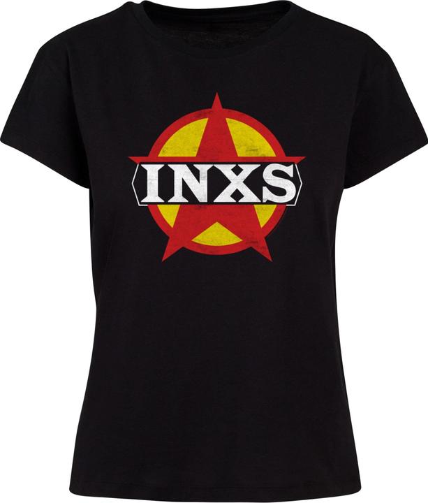 Merchcode Ladies INXS - Circle Star Logo Box Tee - 181611