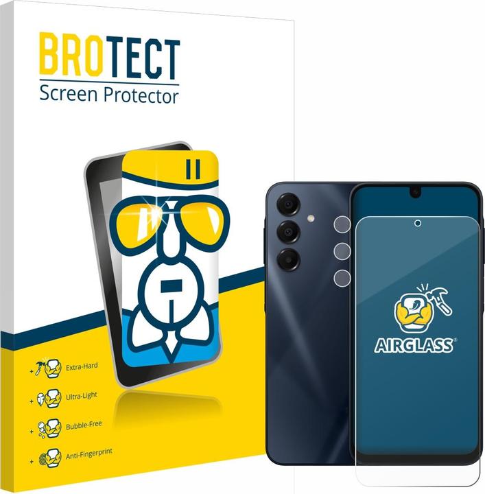 Produktbild BROTECT Schutzglas Schutzfolie Glas Folie Displayschutz klar (1 Stück, Samsung Galaxy A16 5G)