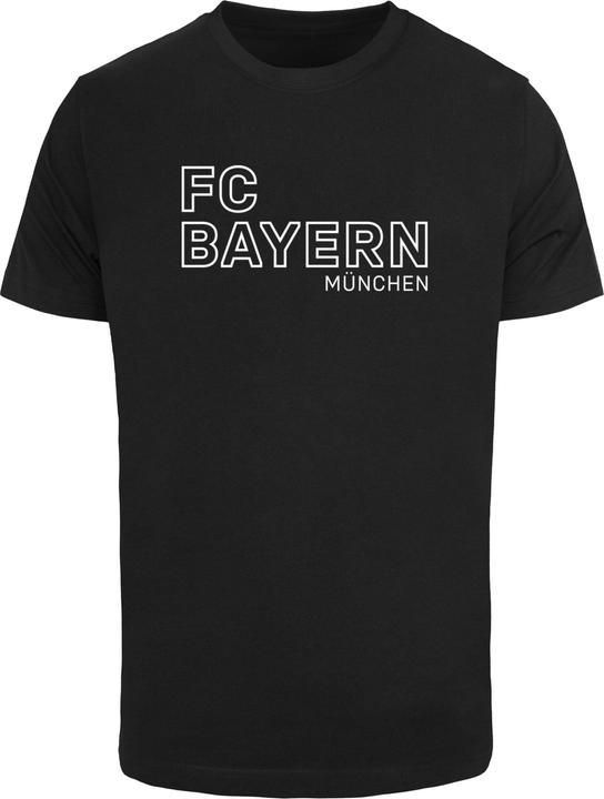 Actual product image FC Bayern München Logo Vertical T-Shirt Round Neck - 115207 (4XL)