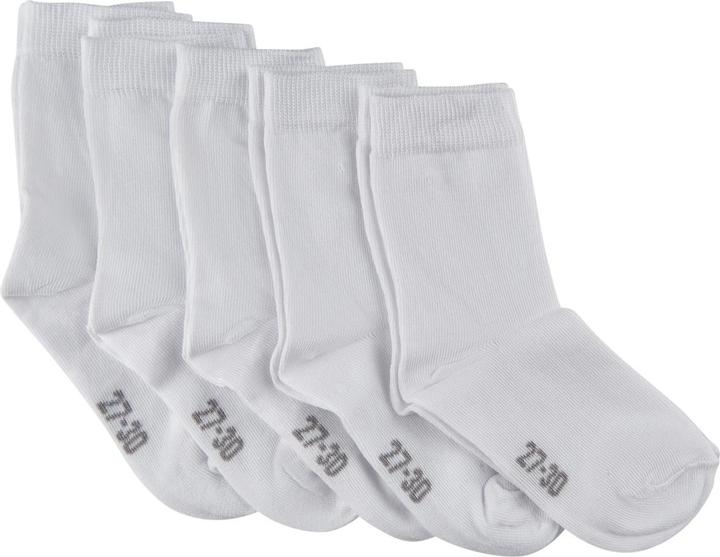 Immagine prodotto Minymo Calzini Uni Set di 5 bianchi Taglia 19/22 (Confezione da 5 pezzi, 19 - 22)