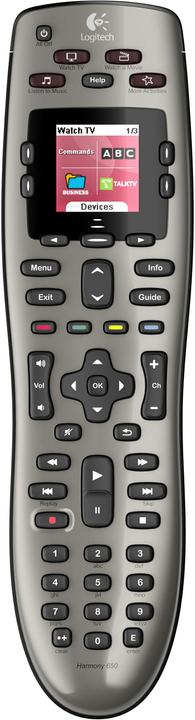 Logitech Harmony 650 universal remote control (Universal remote control, Infrared)