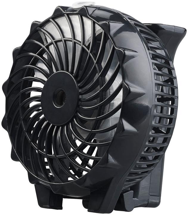 Produktbild Pearl Klappbarer 2in1-Akku-Hand- & Tisch-Ventilator mit Nebler-Funktion