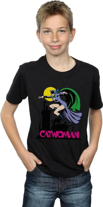Actual product image Boys Catwoman Text Logo T-Shirt (116)