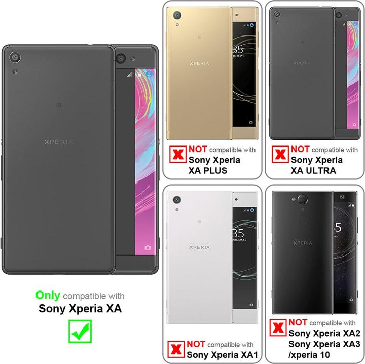 Actual product image Cadorabo Book Luxury Cover (Sony Xperia XA)