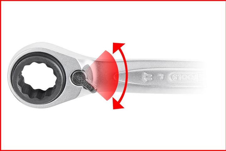 Actual product image KS Tools 4 in 1 GEARplus (19 mm, 10 mm, 17 mm, 13 mm)
