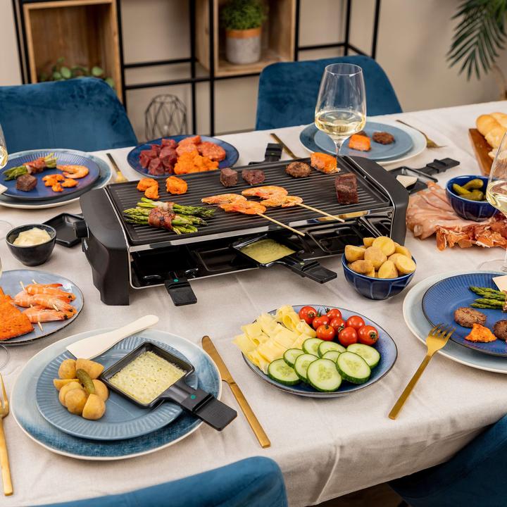 Produktbild Princess Raclette und Teppanyaki Grill, für 8 Personen, 1200 Watt, 162840
