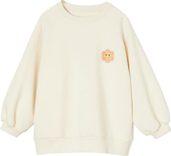 Vertbaudet Mädchen-Set: geblümtes Sweatkleid mit Recycling-Polyester & 3/4-Leggings
