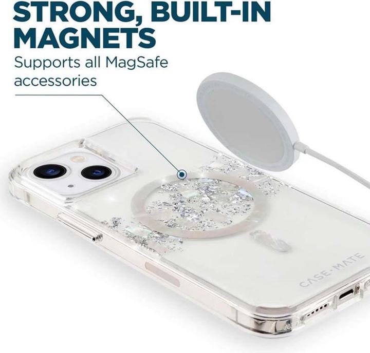 Produktbild Case-Mate Karat MagSafe – mit Perlmutt verzierte iPhone 14 Plus-Hülle (ein Hauch von Perle) (Apple iPhone 14 Plus)