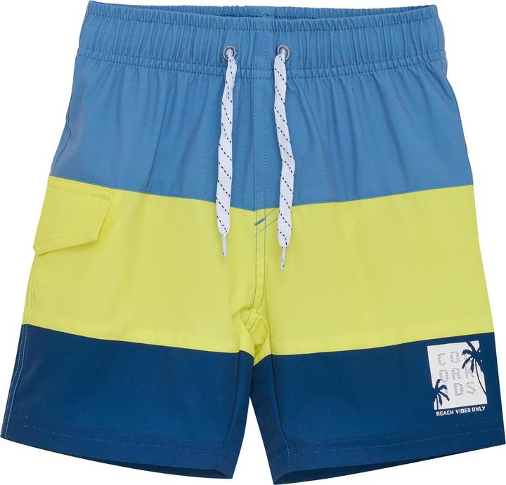 Color Kids Badeshorts Colorblock Limelight (128)