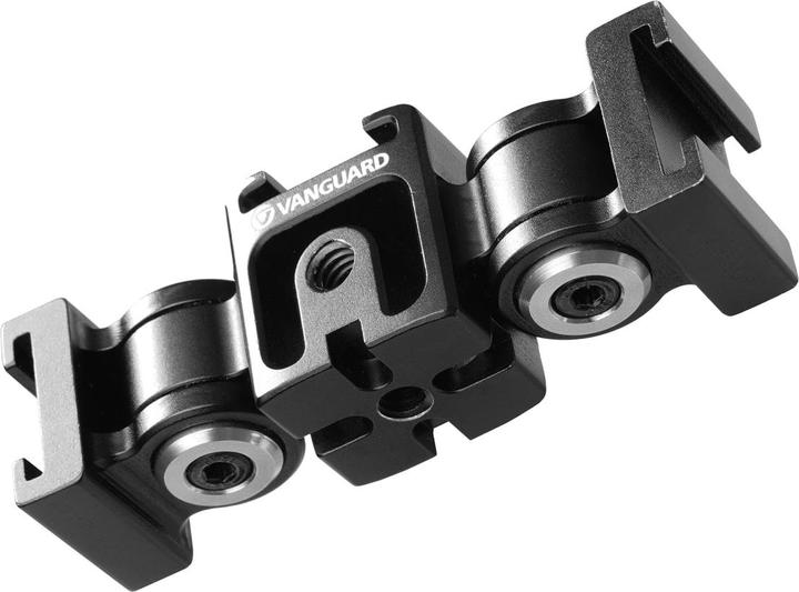Actual product image Vanguard VEO CSMM3 Expandable Triple Cold Shoe Holder (Metal)