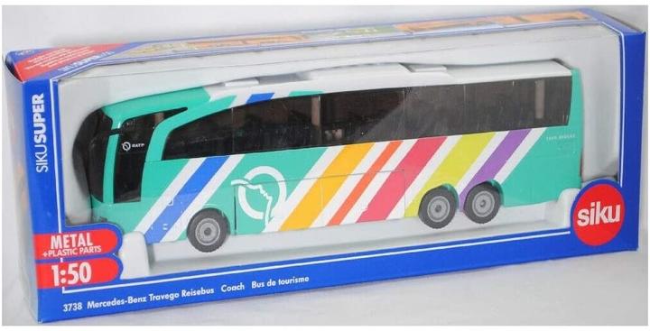 Produktbild Siku 3738001, Mercedes-Benz Travego Reisebus RATP Frankreich, 1:50, Metall/Kunststoff, Multicolor, Ö