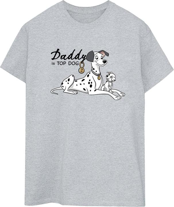Actual product image Disney Womens/Ladies 101 Dalmatians Top Dog Cotton Boyfriend T-Shirt (5XL)