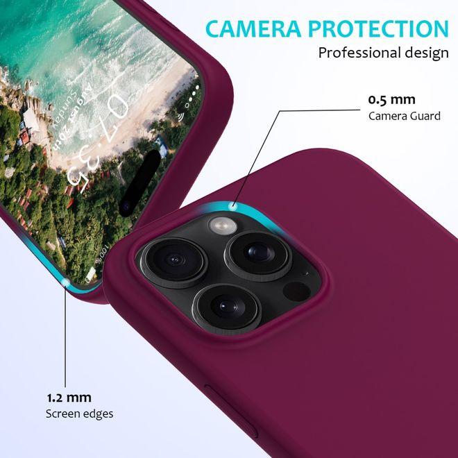 Actual product image MU Classic Liquid Silicone Series (Apple iPhone 16 Pro)