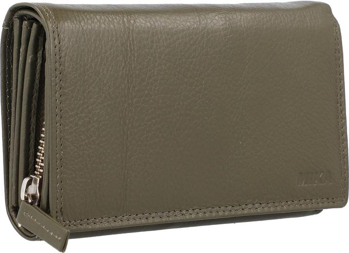 Image du produit Mika Porte-monnaie pour femme, en cuir, couleur : vert