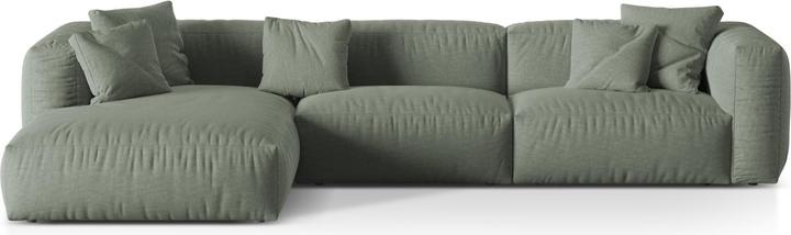 Image du produit Micadoni Canapé D'Angle Gauche Modulaire, "Martina", 3 Places, 332x176x75 Fabriqué en Europe (Canapé d'angle)