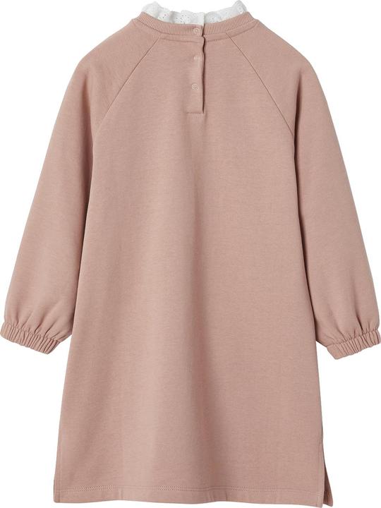 Produktbild Vertbaudet Mädchen Sweatkleid mit Lochstickerei am Kragen (86)