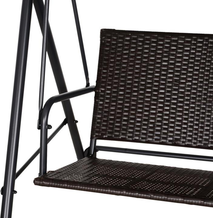 Produktbild Outsunny Hollywoodschaukel in Rattan-Optik
