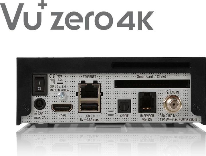 Produktbild Vu+ Zero 4K (2 GB, DVB-S2X, CI-Schacht)