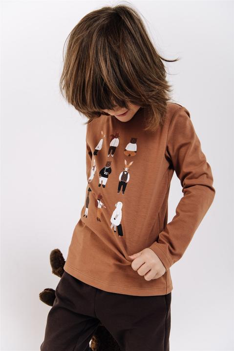 Produktbild Hebe Langarmshirt mit Tieren (74)