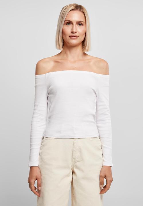 Immagine prodotto Urban Classics Donna Off Shoulder Rib Longsleeve - 16497 (5XL)