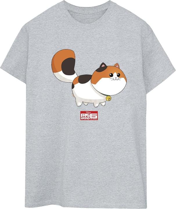 Immagine prodotto Disney Big Hero 6 Baymax Kitten Pose Maglietta Ampia Donna (S)