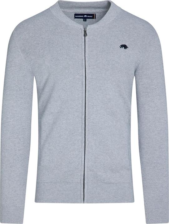 Raging Bull Strickjacke BaseballKragen