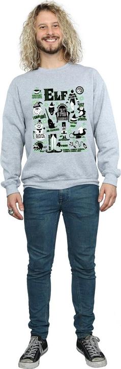 Produktbild Elf Infographic Poster Sweatshirt (XL)