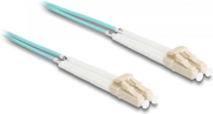 Actual product image Delock Fibre optic cable LC-D > LC-D multimode OM3 angled 5.0m (CAT8.2, 5 m)