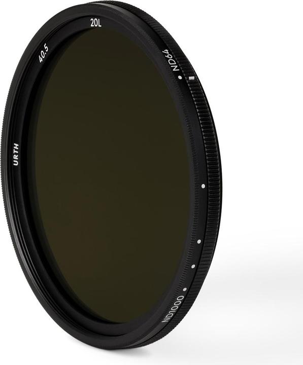 Produktbild Urth 40.5mm ND64 1000 (6 10 Stop) Variable ND Lens Filter (Plus+) (ND- / Graufilter, 40.50 mm)