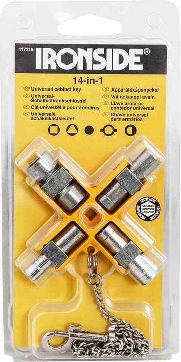Produktbild Ironside Bauschlüssel univers.11-teilig (10 mm)