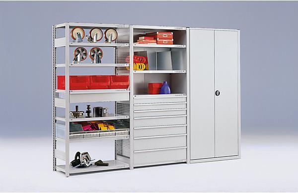 Actual product image eurokraft pro System boltless shelving, plastic coated