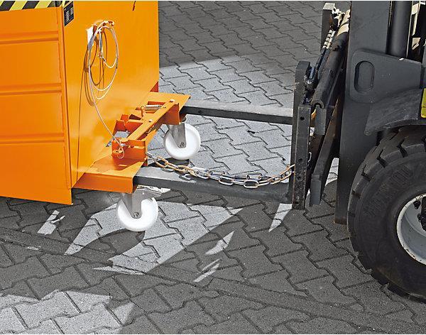 Image du produit eurokraft pro Benne basculante, avec bord de déversement bas (650 l)
