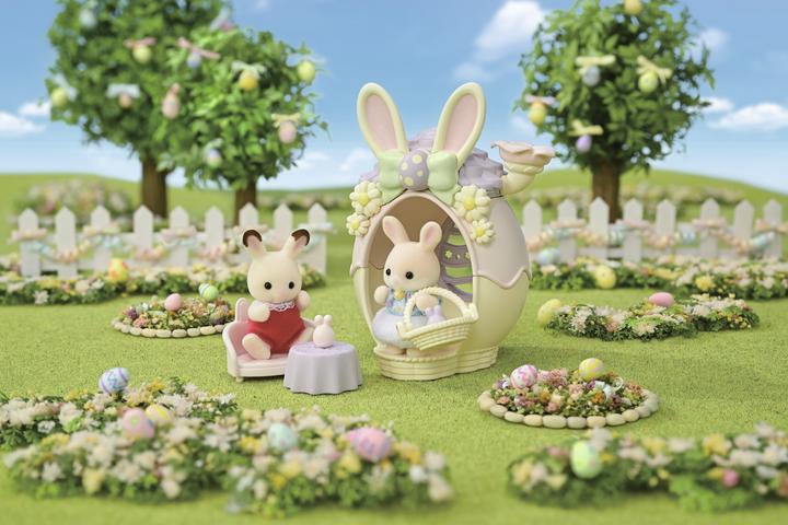 Actual product image Sylvanian Families Babyhasen Osterspass Spielset