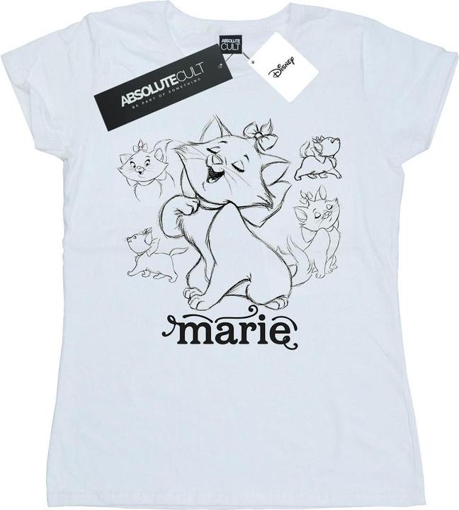 Produktbild Disney Marie Collage Sketch TShirt (M)