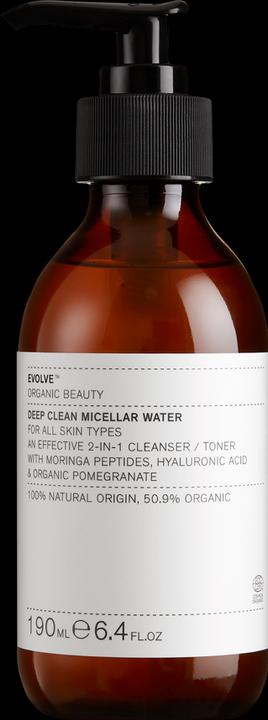 Produktbild Evolve Organic Beauty Natural Deep Clean Micellar Water 6.4 fl oz 190 mL (Tonic, 190 ml)