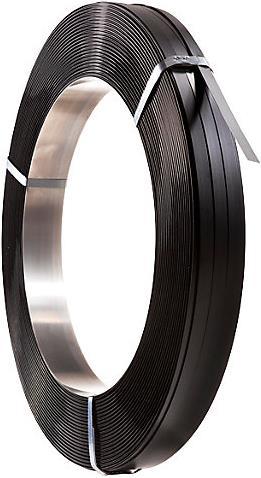 Produktbild kaiserkraft Stahlband, schwarz lackiert (800 m, 16 mm)