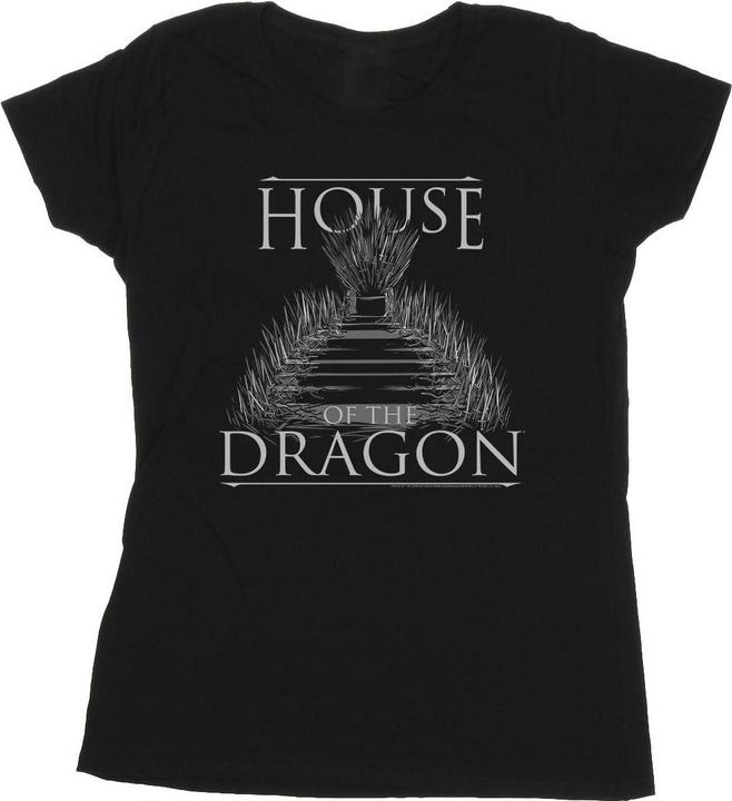 Image du produit Game of Thrones - T-shirt THRONE TEXT - Femme (L)
