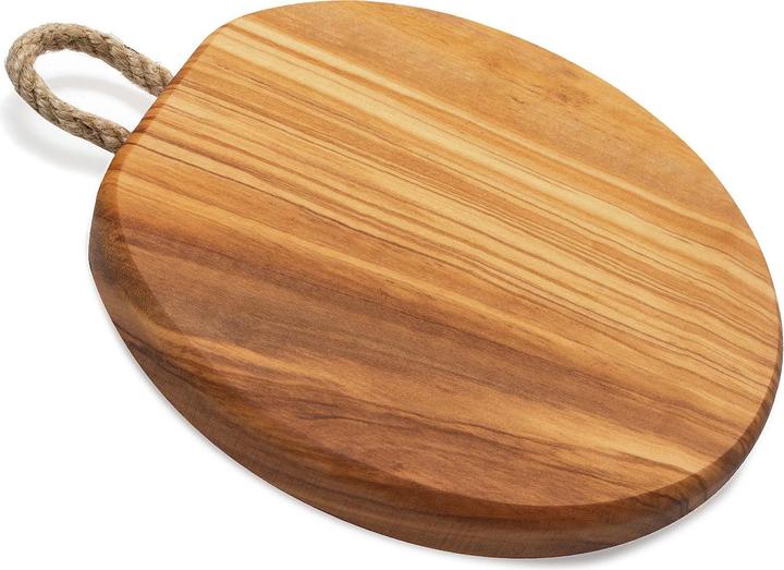 Image du produit Natura Punto Planche ronde Cordon, 18 x 1,5 cm, bois d'olivier