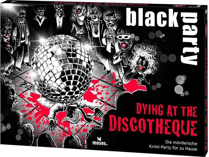 Actual product image black party Dying at the Discotheque (German)