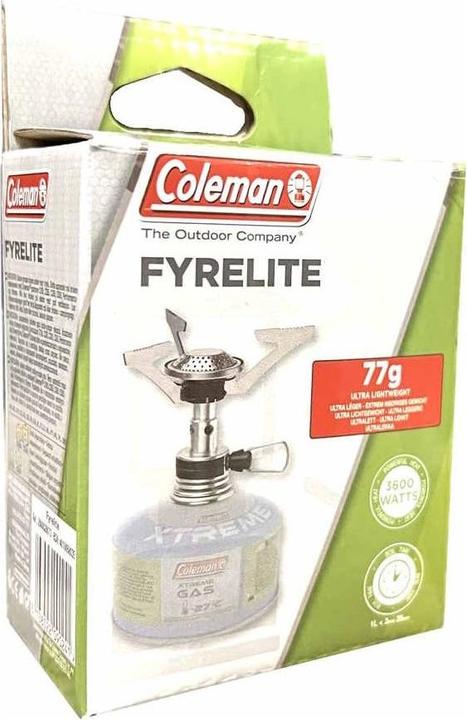 Actual product image Coleman FyreLite Gas cooker