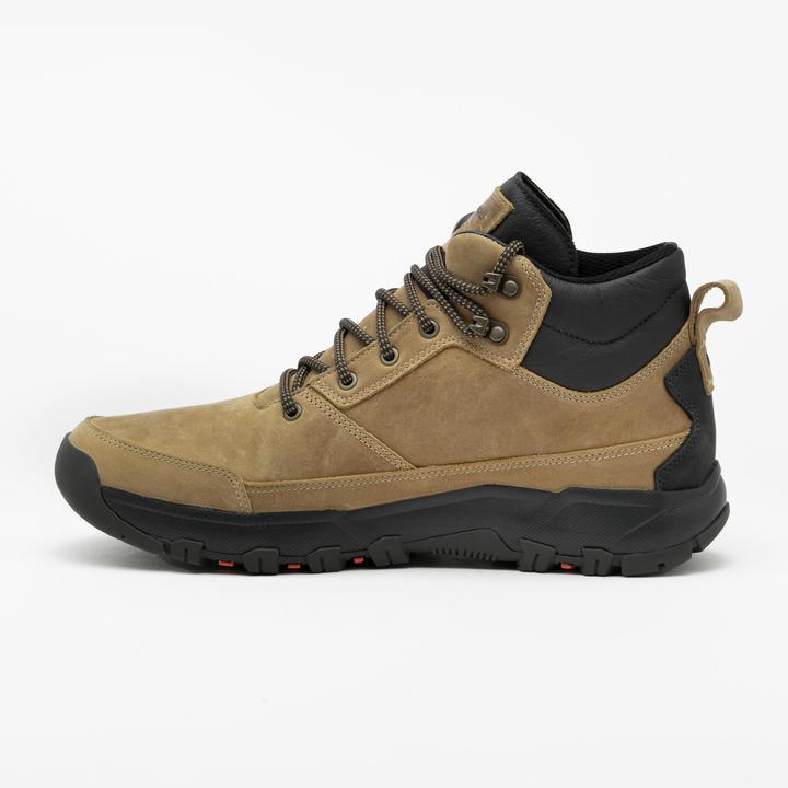 Produktbild Quechua Wanderschuhe Herren Leder wasserdicht - NH500 halbhoch beige (45)