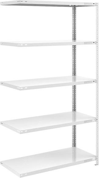 Image du produit eurokraft pro Rayonnage de stockage à boulonner, RAL 7035, mi-lourd