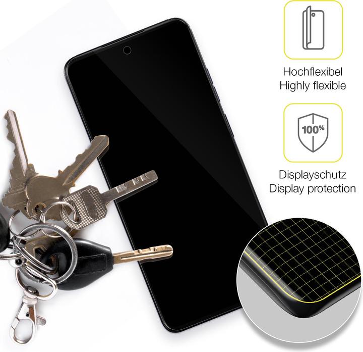 Actual product image Dipos 3D Full Cover Screen Protector (1 Piece, Motorola Moto E)