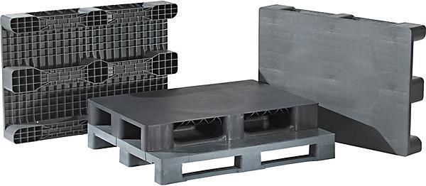 Actual product image eurokraft pro Skid pallet made of plastic