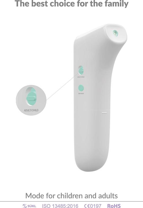 Actual product image Truelife Ir clinical thermometer Care Q10 BT (Ear, Forehead, Non-contact)