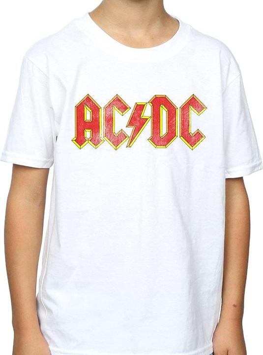 Actual product image AC/DC Boys Distressed Cotton Logo T-Shirt (128)