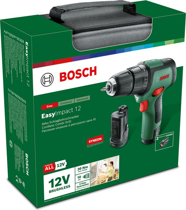 Actual product image Bosch Home & Garden EasyImpact 12 (Rechargeable battery operated)
